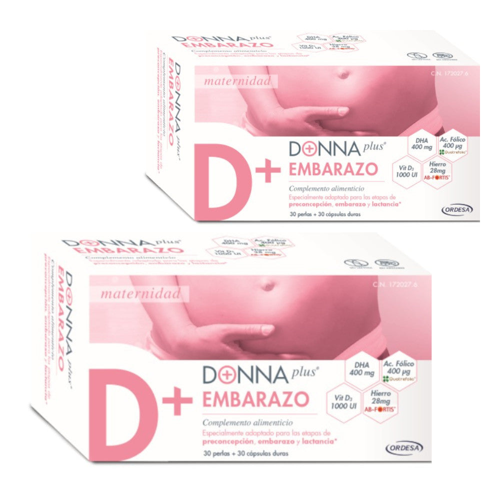 DONNA PLUS+ Grossesse Duplo 2x60 Capsules