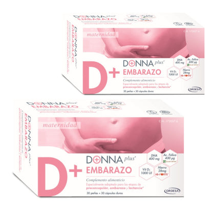 DONNA PLUS+ Grossesse Duplo 2x60 Capsules