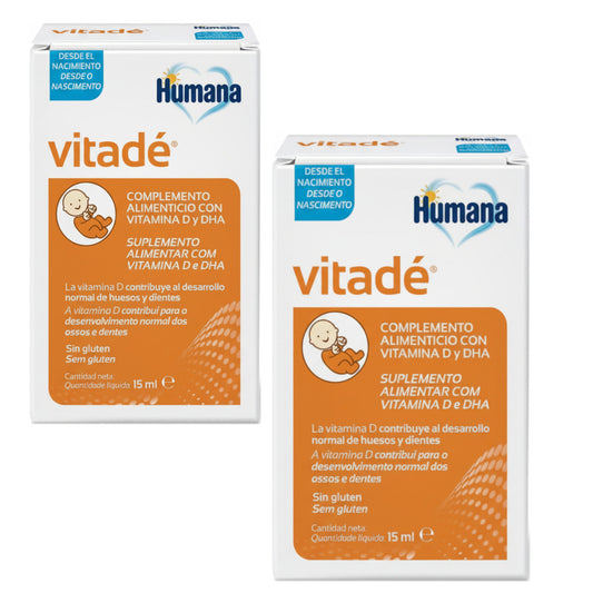 VITADÉ Vitamina D y DHA DUPLO 2x15ml