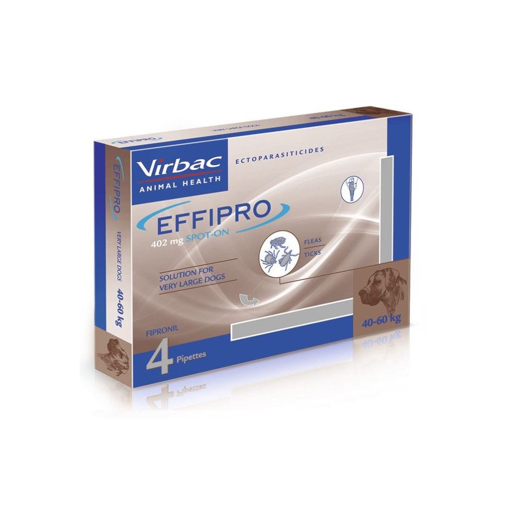 Effipro 402 Mg Spot On Cão +40 Kg 4 Pipetas V2