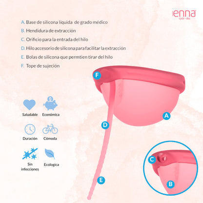Enna Cycle Disc Copa Menstrual Talla Unica