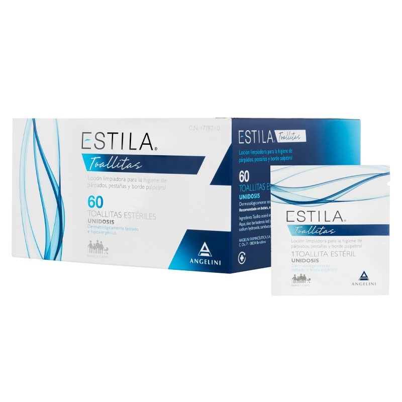 Estila Toallitas Esteriles 60 Toallitas