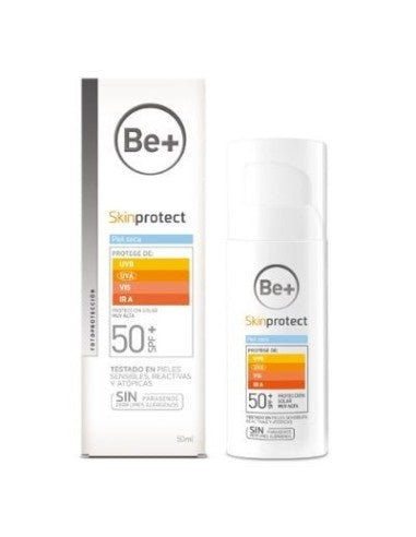 Be+ Skin Protect Piel Seca Protector Solar Facial SPF50+ 50ml-3