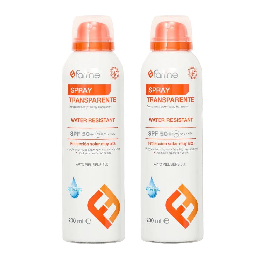 Farline Transparent Body Sunscreen Spray SPF50+ Duo – 2 x 200 ml