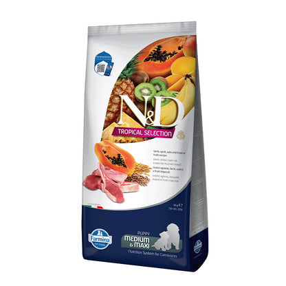 Farmina N&D Perro Cachorro Selección Tropical Maxi Cordero 10kg