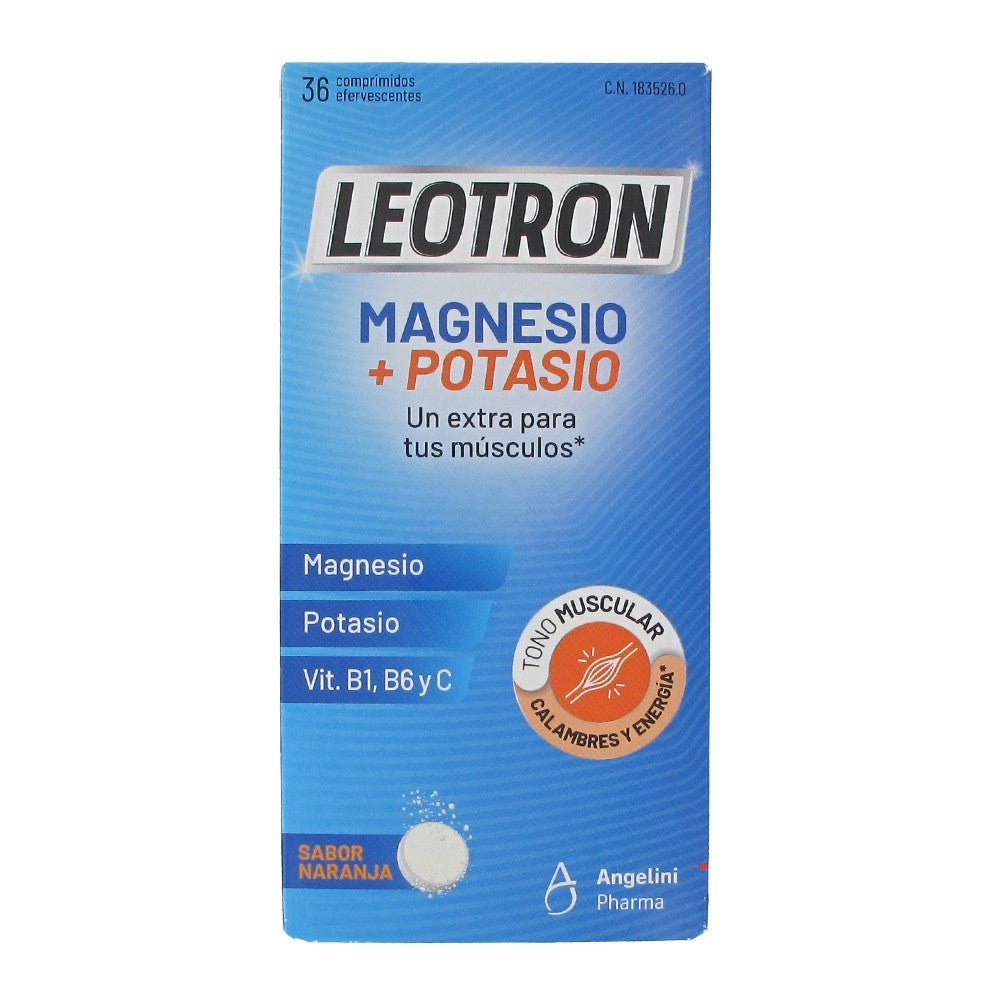 LEOTRON Magnesium+Kalium Dreifachwirkung 36 Brausetabletten