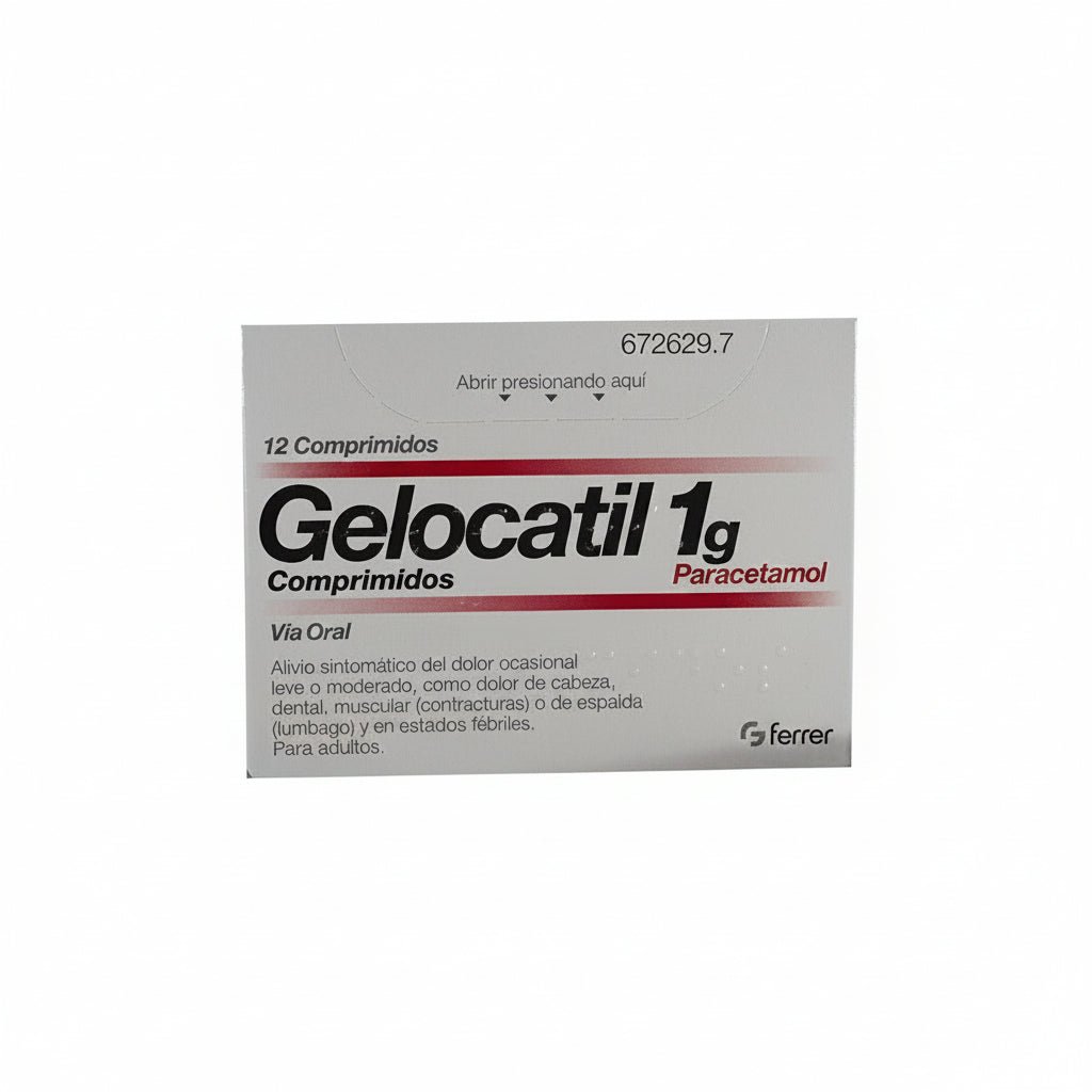Gelocatil 1 G 12 Comprimidos