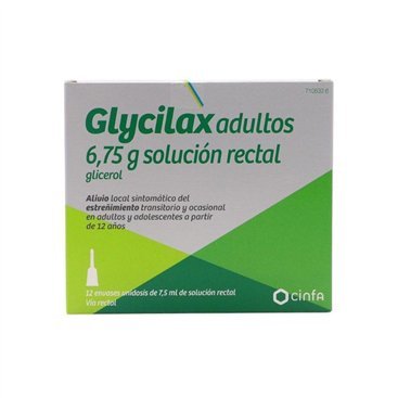 Glycilax Adultos 6,75 G Solución Rectal 6 Enemas 7,5 ml
