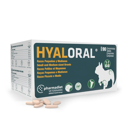 Pharmadiet Hyaloral Dog Small to Medium Breed Tablets 90 pcs