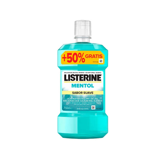 LISTERINE Mentol Sabor Suave 750 ml