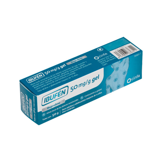 CINFADOL Ibuprofène 50mg/g Gel Topique à Usage Cutané 50gr