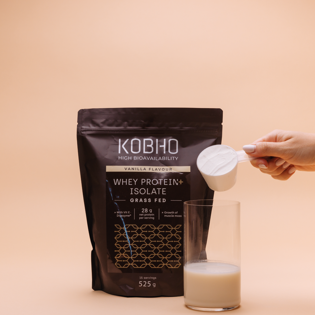 Kobho Labs Proteína Whey Aislada Vanille 525g