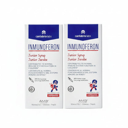 INMUNOFERON Junior sirop défenses enfant – Lot de 2 x 150 ml