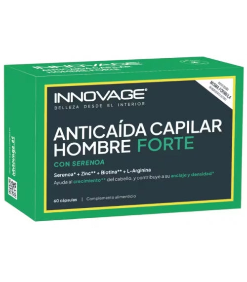 INNOVAGE Anticaída Capilar Hombre Forte 60 Cápsulas