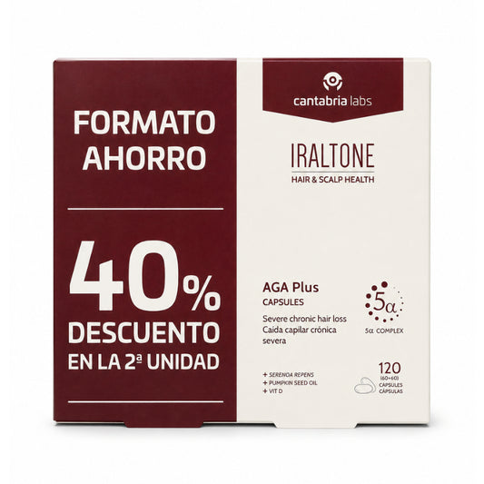 Iraltone Aga Plus Formato Ahorro 120 Cápsulas