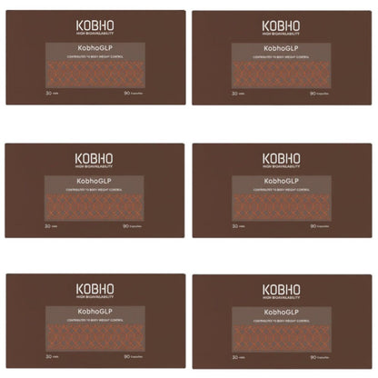 Kobho GLP Sextuplo 6x30 viales + 6x90 Cápsulas