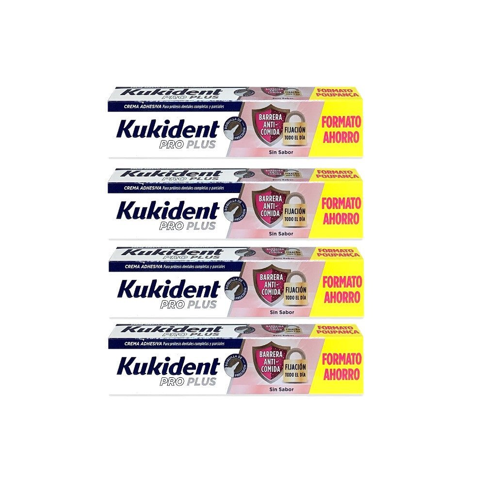 KUKIDENT Pro Plus Sellado Mejor Tecnología Cuádruplo 4x57 g