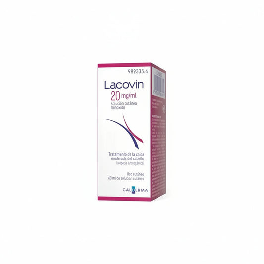 Lacovin 20 mg/ml Solución Cutanea 1 Frasco 60 ml
