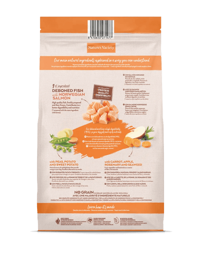 Affinity Nature's Variety Dog No Grain Adult Salmon 3kg