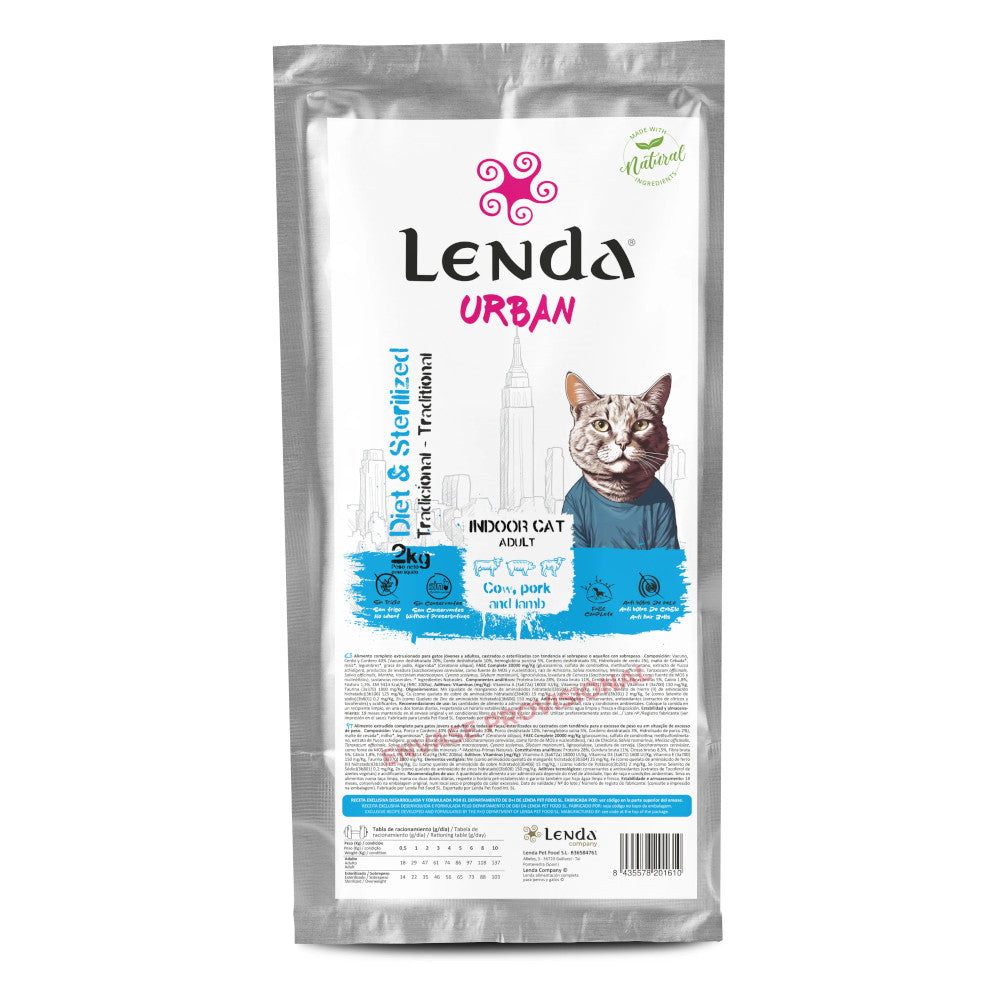 Lenda Urban Gato Indoor Sterilized 2Kg