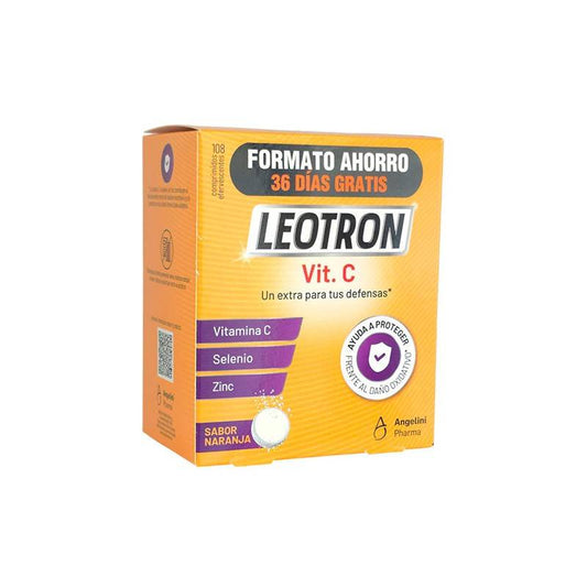LEOTRON Vitamin C Orange 72 Tablets + 36 FREE