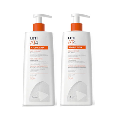 LETI AT4 Badegel Atopische Haut Duo 2 x 500 ml