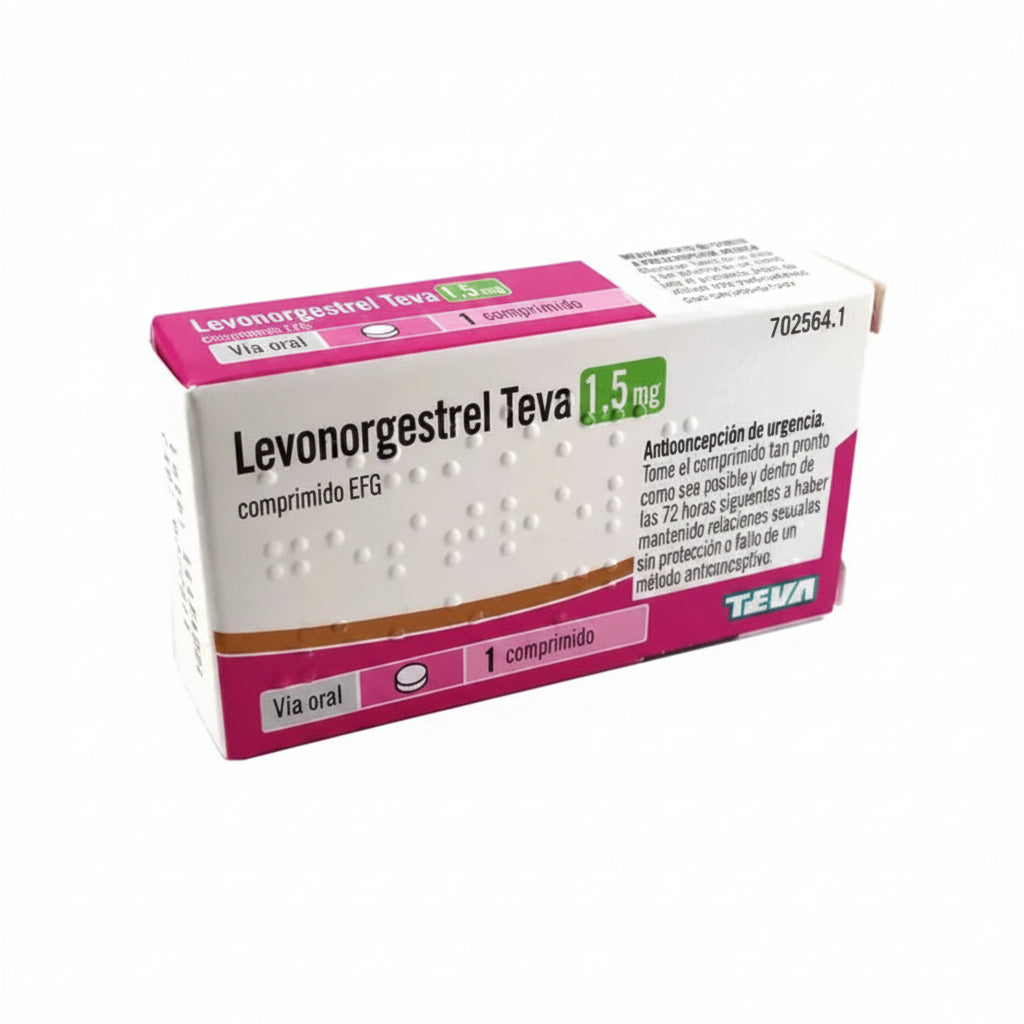 Levonorgestrel Teva Efg 1,5 mg 1 Comprimido