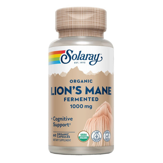 Solaray Melena De Leon Lion'S Mane 500 Mg 60 Cápsulas