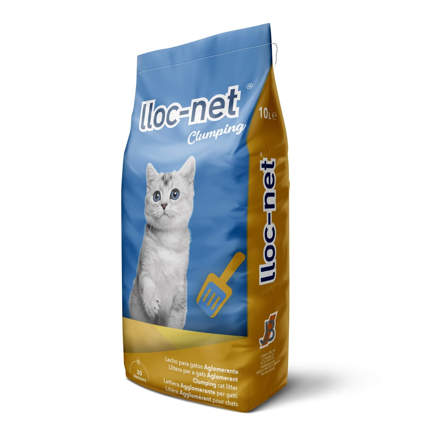 Bailach Lloc Net Arena Aglomerante para Gatos 10L
