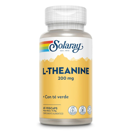 Solaray L-Theanine 200 Mg 45 Cápsulas