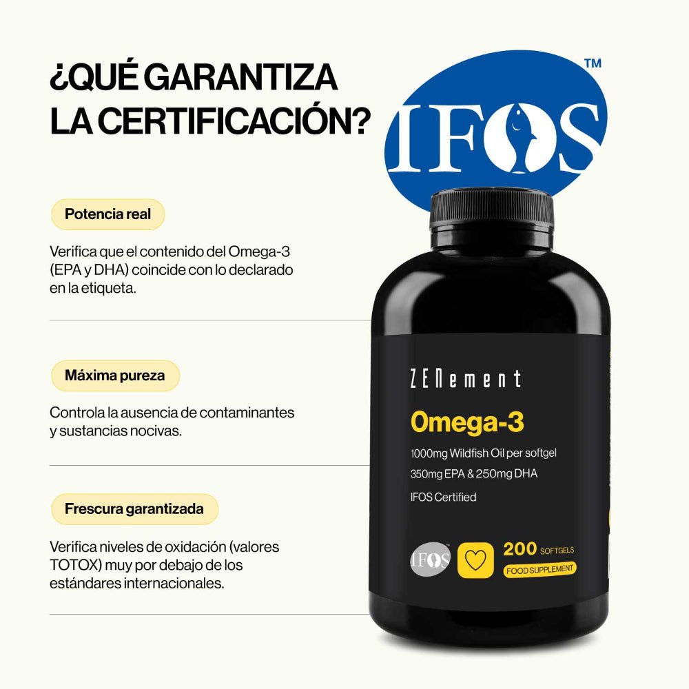 Zenement Omega-3 1000 mg 200 cápsulas