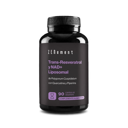 Zenement Trans-Resveratrol y NAD+ Liposomal 90 cápsulas