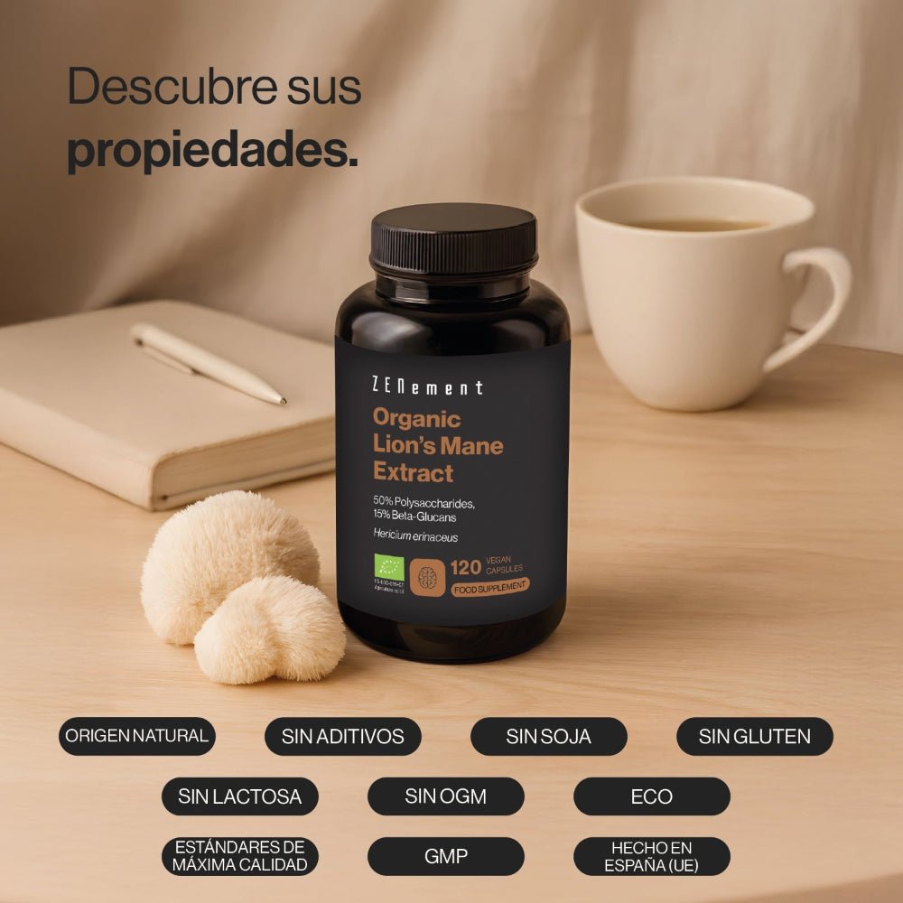 Zenement Melena de León Ecológica 120 cápsulas