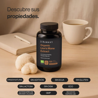Zenement Melena de León Ecológica 120 cápsulas