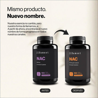 Zenement NAC 600 mg 180 cápsulas