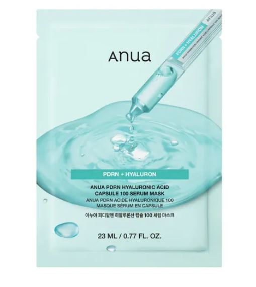 Anua Pdrn Hyaluron 100 Serum Mask A Hydrating And Rejuvenating 1un