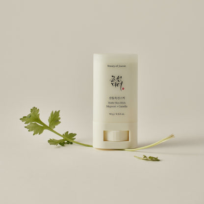 Beauty of Joseon Matte Sun Stick: Mugwort + Camellia Protección Solar 18g