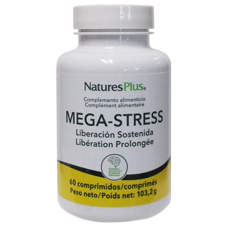 Natures Plus Mega-Stress 60 comprimidos