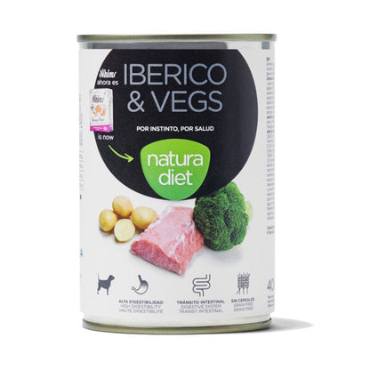 Natura Diet Lata Dog Iberico & Vegs 400 gr