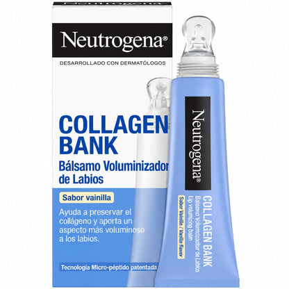 Neutrogena Collagen Bank Bálsamo Voluminizador de Labios Sabor vainilla 12ml