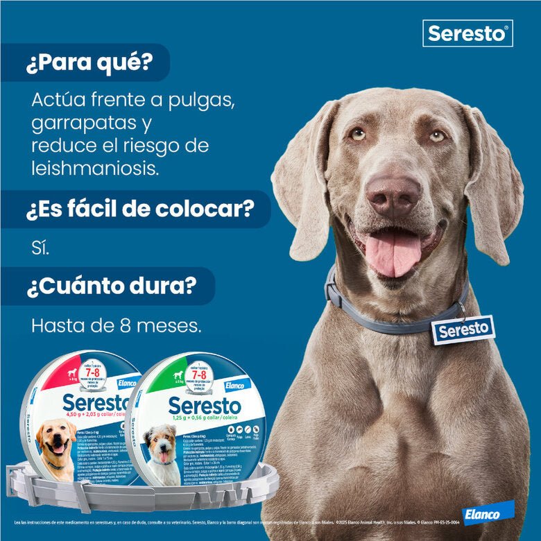 Seresto Chien Petit -8 Kg Clinique 12 Uds