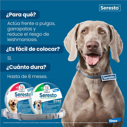 Seresto Chien Petit -8 Kg Clinique 12 Uds