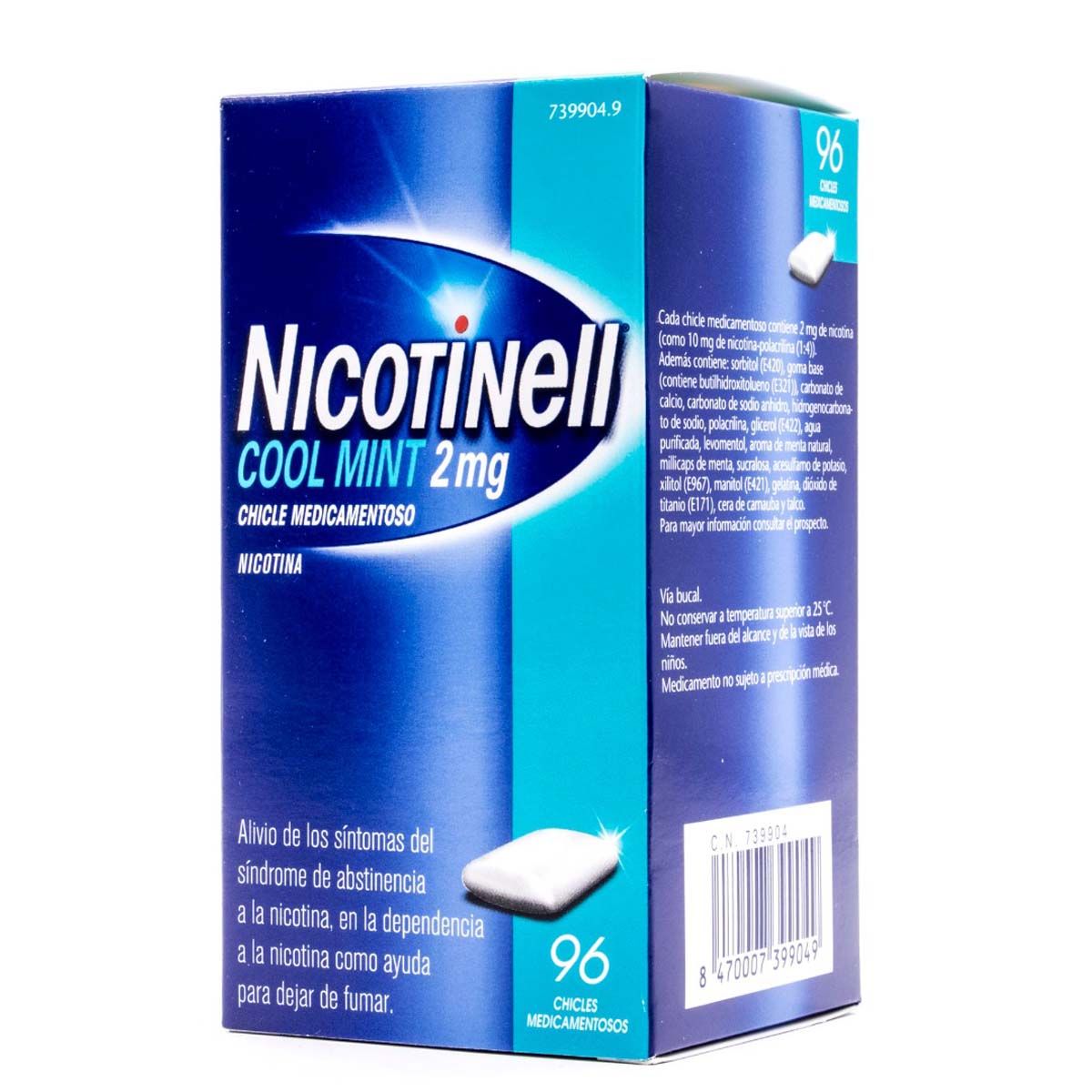 Nicotinell Mint 2 mg 96 Comprimidos Para Chupar
