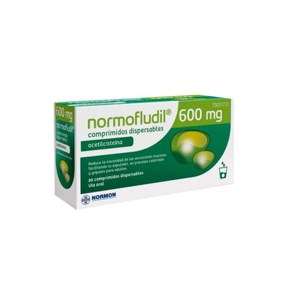 Normofludil Forte 600 mg 20 Comprimidos Dispersables