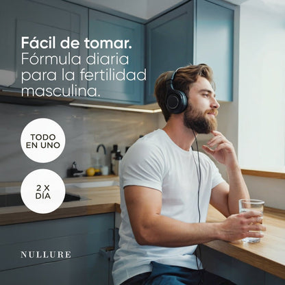 Nullure Complejo Fertilidad Masculina 120 Cápsulas