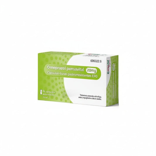 Omeprazol Pensavital Efg 20 mg 14 Cápsulas Gastrorresistentes