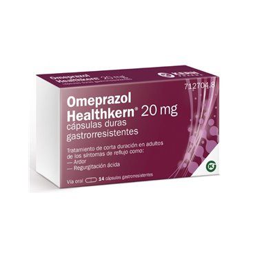 Omeprazol Healthkern 20 mg 14 Cápsulas Gastrorresistentes (Blister)