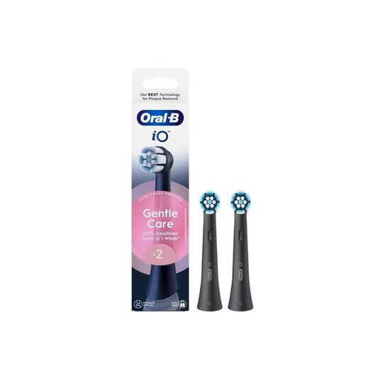 Oral-B iO Recambios Cepillo Gentle Care Negro 2 unidades