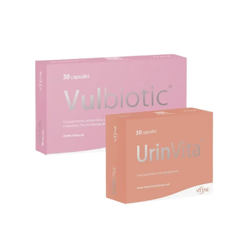 VITAE Pack Ahorro Vulbiotic 30 Cápsulas + UrinVita 60 cápsulas