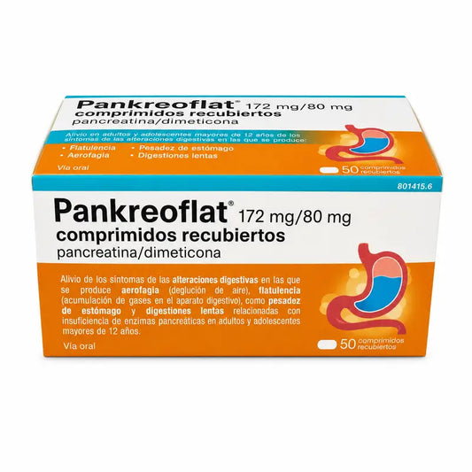 Pankreoflat  50 Comprimidos